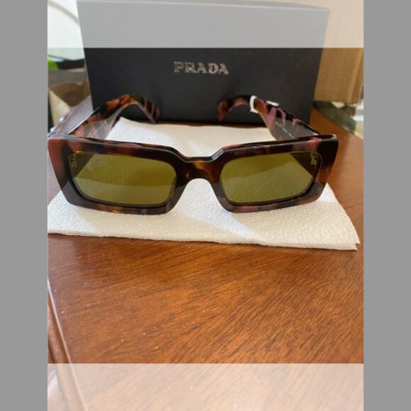 Prada Bold Acetate Butterfly Sunglasses - Picture 5 of 7